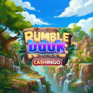 Rumble Kong Cashingo স্লট গেমের একটি দৃশ্য যেখানে গরিলা এবং জঙ্গল থিম দেখা যাচ্ছে